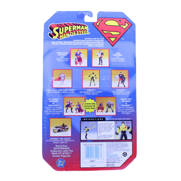 Conduit Actionfigur Kenner 1995 OVP | Superman Man of Steel | hoppla-stuff.de